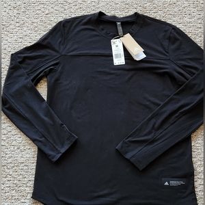 Adidas Black Urban Global Long Sleeve Shirt NEW Size Small GL7057 Training $35